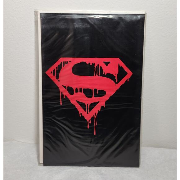 DC Superman #75 Death Of Superman Black Poly Bag Memorial Set Sealed 1992 - Picture 2 of 4